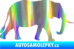 Samolepka Slon 014 pravá Holografická