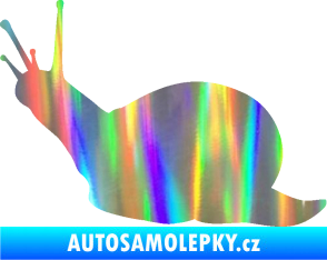 Samolepka Šnek 002 levá Holografická