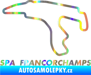 Samolepka Okruh Spa Francorchamps Holografická