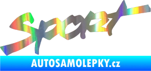 Samolepka Sport 001 Holografická