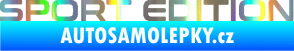 Samolepka Sport edition 006 nápis Holografická