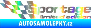 Samolepka Sportage limited edition levá Holografická