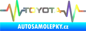 Samolepka Srdeční tep 022 toyota Holografická