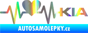 Samolepka Srdeční tep 048 pravá Kia Holografická