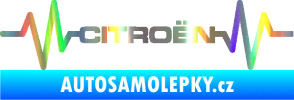 Samolepka Srdeční tep 057 Citroen Holografická