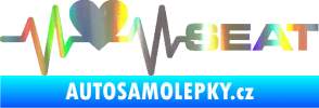 Samolepka Srdeční tep 060 pravá Seat Holografická