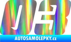 Samolepka Startovní číslo 03 typ 6 Holografická