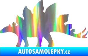 Samolepka Stegosaurus 001 levá Holografická