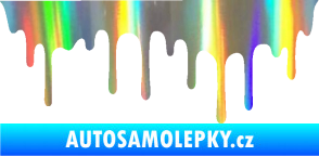 Samolepka Stékající skvrna 008 levá Holografická