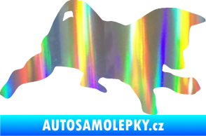Samolepka Štěňátko 002 pravá německý ovčák Holografická