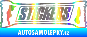 Samolepka Stickers nápis Holografická