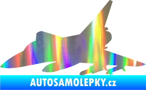 Samolepka Stíhací letoun 005 levá Holografická