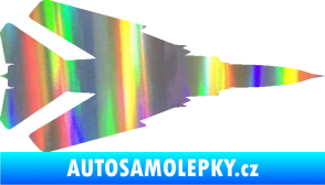 Samolepka Stíhací letoun 007 pravá MIG Holografická