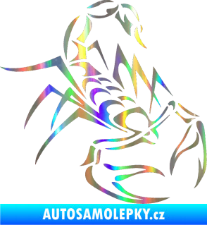 Samolepka Štír 017 pravá Holografická