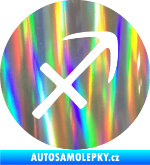 Samolepka Střelec 001 - horoskop Holografická