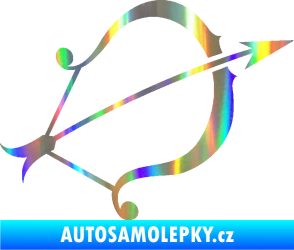 Samolepka Střelec 002 pravá Holografická