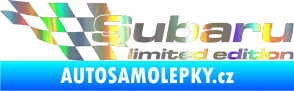 Samolepka Subaru limited edition levá Holografická