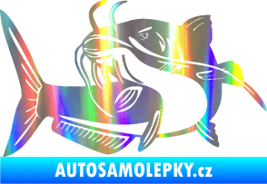 Samolepka Sumec 001 levá Holografická