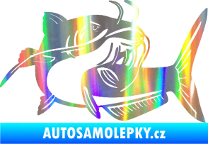 Samolepka Sumec 001 pravá Holografická