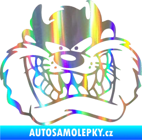 Samolepka Tazman zubatej levá Holografická