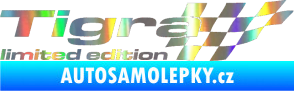 Samolepka Tigra limited edition pravá Holografická