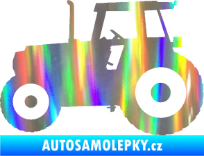 Samolepka Traktor 001 levá Holografická