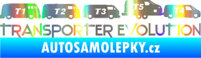 Samolepka Transporter evolution - pravá Holografická