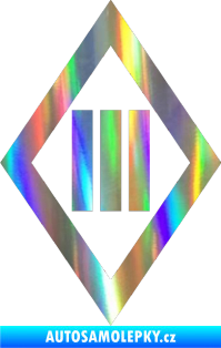 Samolepka Tři Sestry 002 Holografická