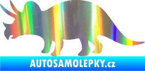 Samolepka Triceratops 001 levá Holografická