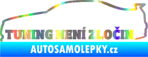 Samolepka Tuning není zločin 001 Holografická