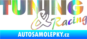 Samolepka Tuning racing 001 Holografická