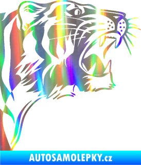 Samolepka Tygr 002 pravá Holografická
