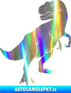 Samolepka Tyrannosaurus Rex 004 pravá Holografická