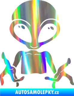Samolepka UFO 006 pravá Holografická