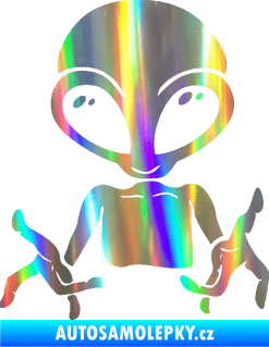 Samolepka UFO 006 levá Holografická