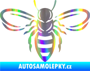 Samolepka Včela 002 Holografická