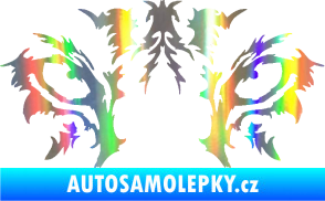 Samolepka Vlčí oči Holografická