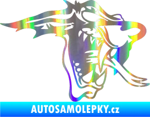 Samolepka Vlk pravá Holografická