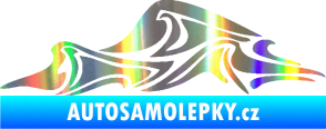 Samolepka Vlny 002 levá moře Holografická