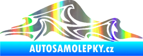 Samolepka Vlny 002 pravá moře Holografická