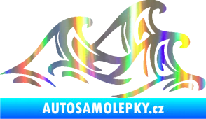 Samolepka Vlny 005 pravá moře Holografická