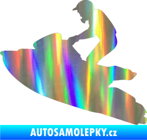 Samolepka Vodní skútr 001 levá Holografická