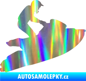 Samolepka Vodní skútr 001 pravá Holografická