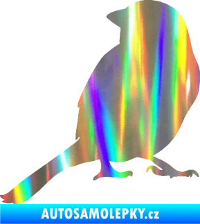 Samolepka Vrabec 001 levá Holografická