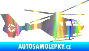 Samolepka Vrtulník 006 pravá Holografická