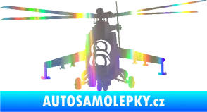 Samolepka Vrtulník 009 levá helikoptéra Holografická