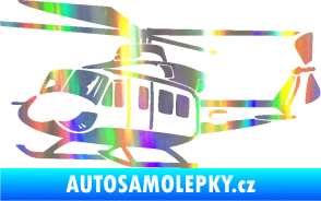 Samolepka Vrtulník 010 levá helikoptéra Holografická