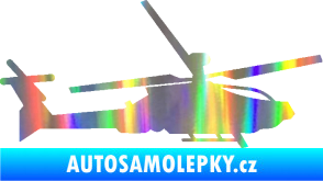 Samolepka Vrtulník 013 pravá Holografická