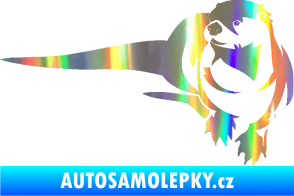 Samolepka Vydra 001 levá Holografická
