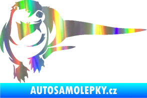 Samolepka Vydra 001 pravá Holografická